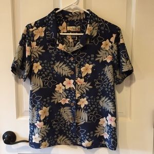 Luau Flowered Blouse